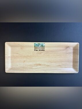 🎁1PC Tommy Bahama Melamine Serving Platter - 19” x 8” - Rectangular - Wood Grain